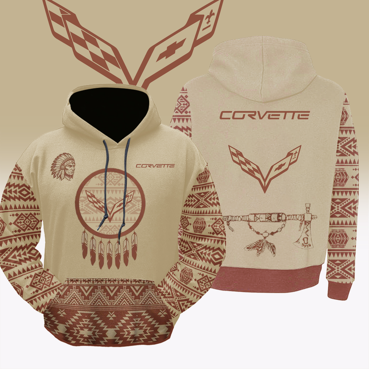 Corvette Native American Heritage Month Hoodie