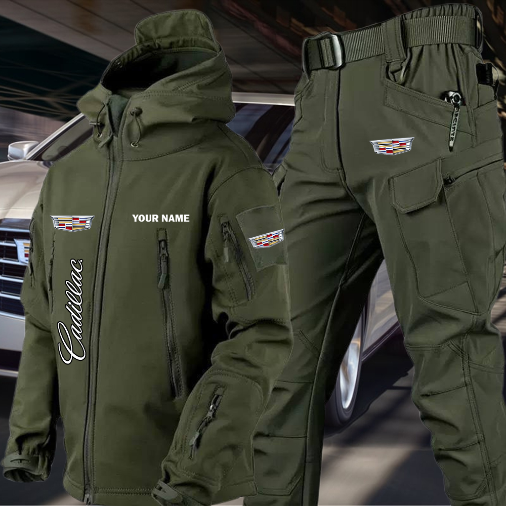 Cadillac Tactical Jacket and Cargo Pant Set Customize Name - Image 2