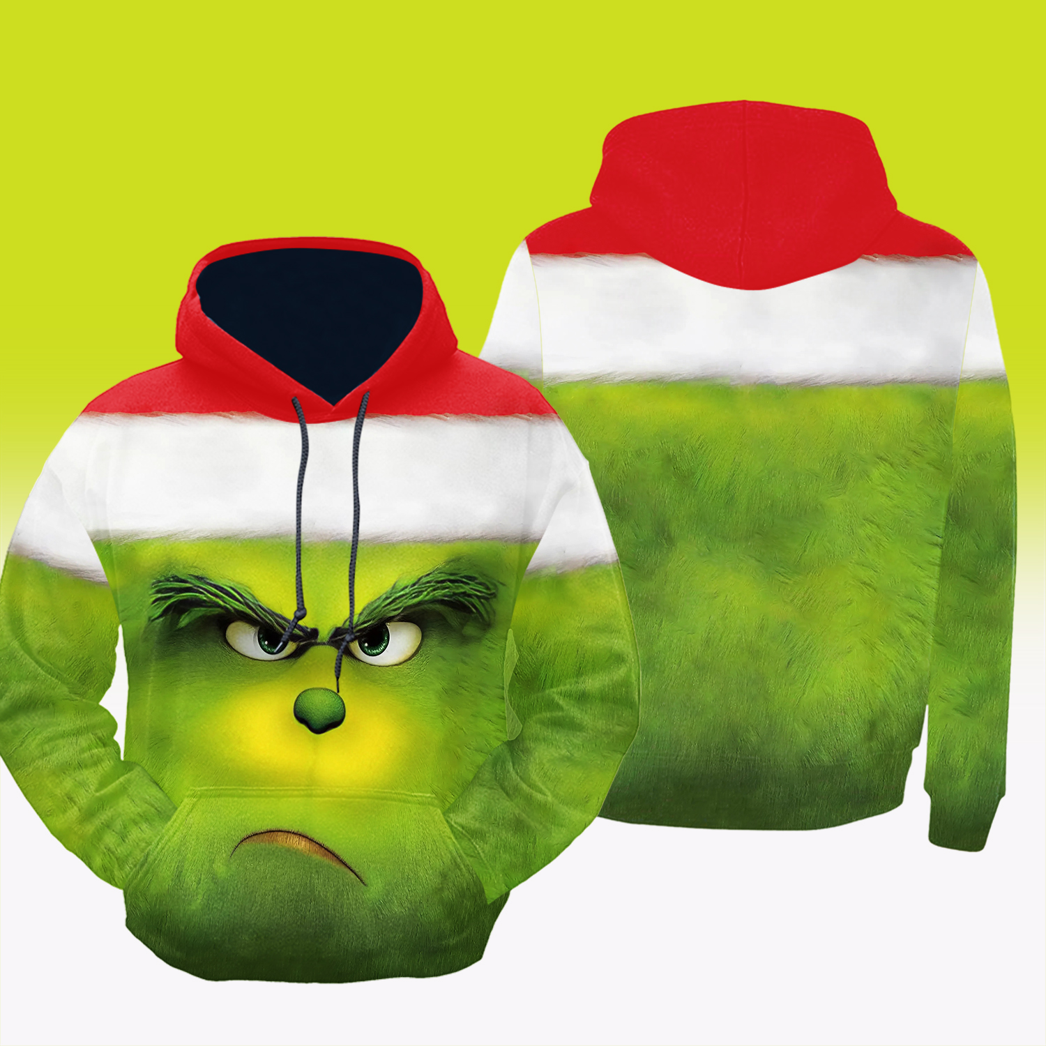 Grinch Christmas Hoodie 3D Shirt