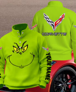 Corvette Grinch Unisex Western Style Sweater Custom Name