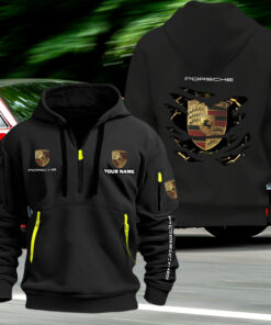 Porsche Quarter Zip Unisex Hoodie