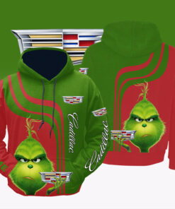 Cadillac Grinch Hoodie Custom Name