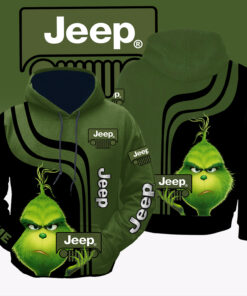 Jeep Grinch Hoodie Custom Name