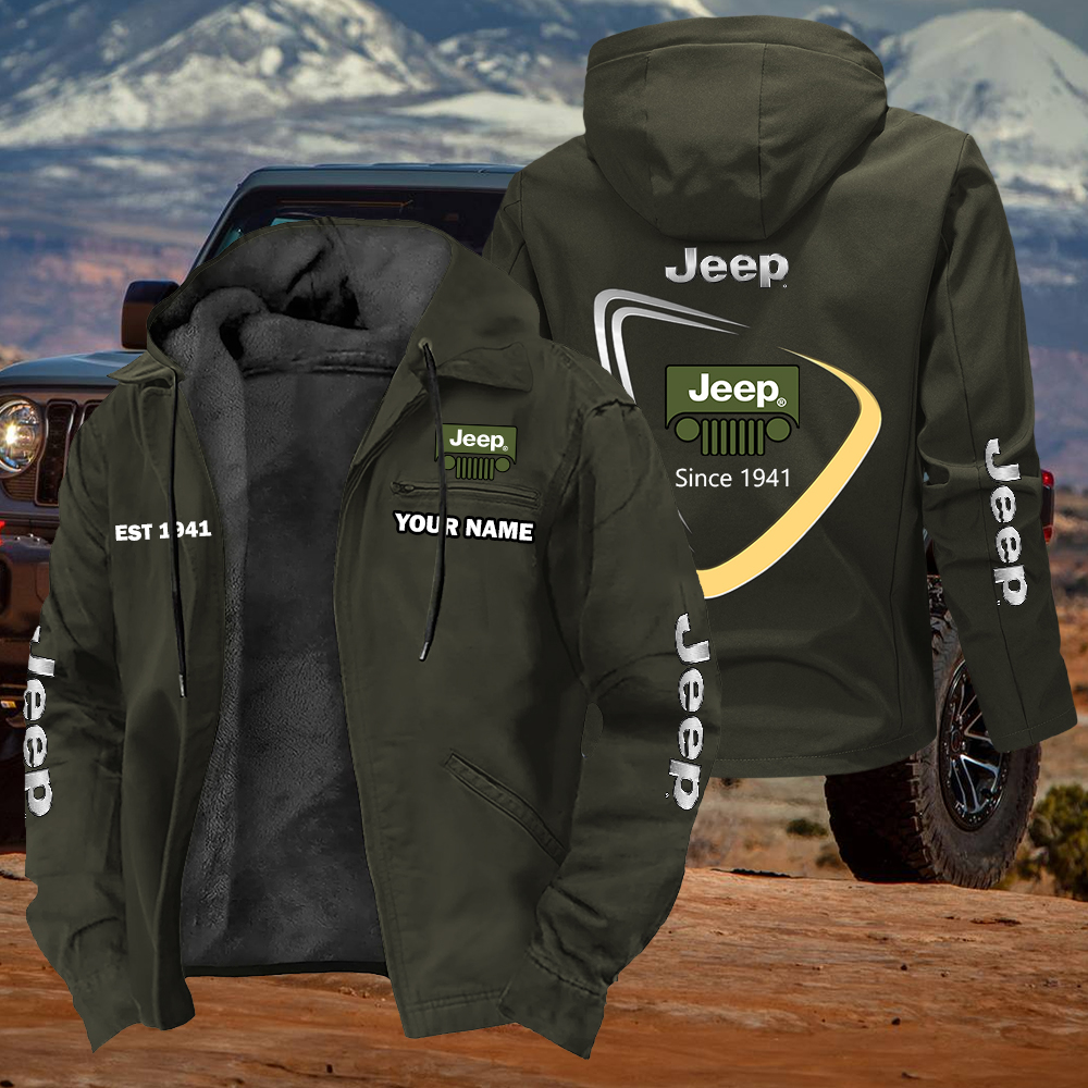Jeep Est 1941 Jacket Custom Name - Image 6