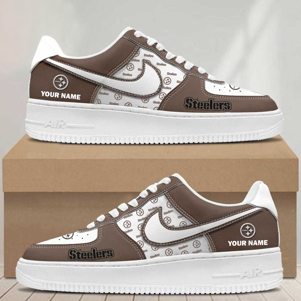 Printed Steelers AF1 Sneakers Custom Name - Image 2