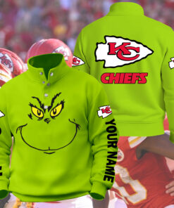 Chiefs Grinch Unisex Western Style Sweater Custom Name