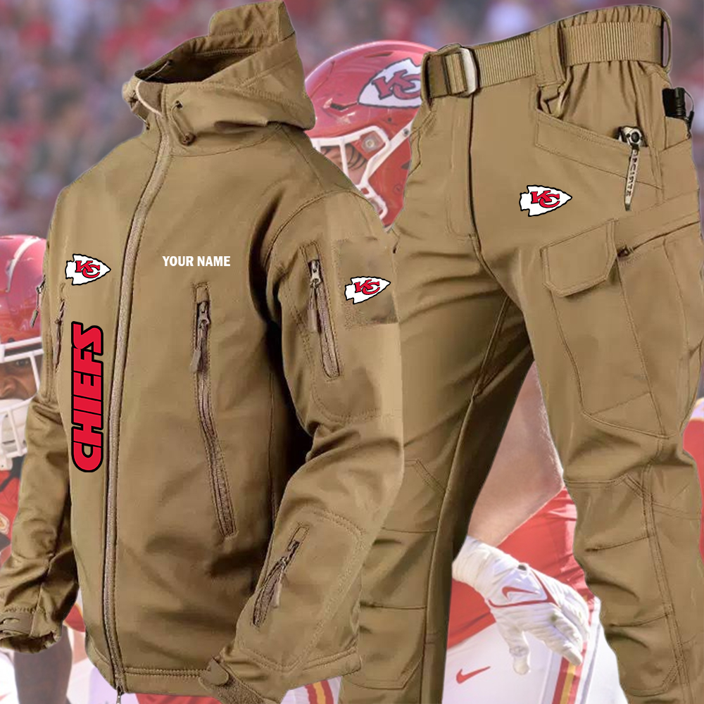 Chiefs Tactical Jacket and Cargo Pant Set Customize Name - Image 2