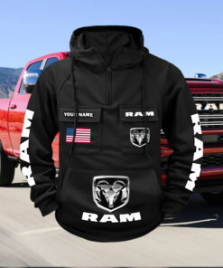 Ram Custom Name Cargo Hoodie