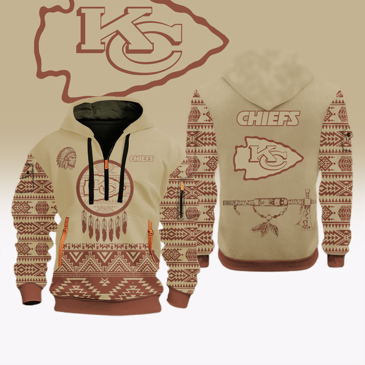 Chiefs Native American Heritage Month Hoodie (Copy) - Image 2