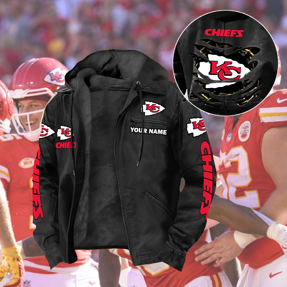 Chiefs Unisex Jacket Custom Name - Image 2