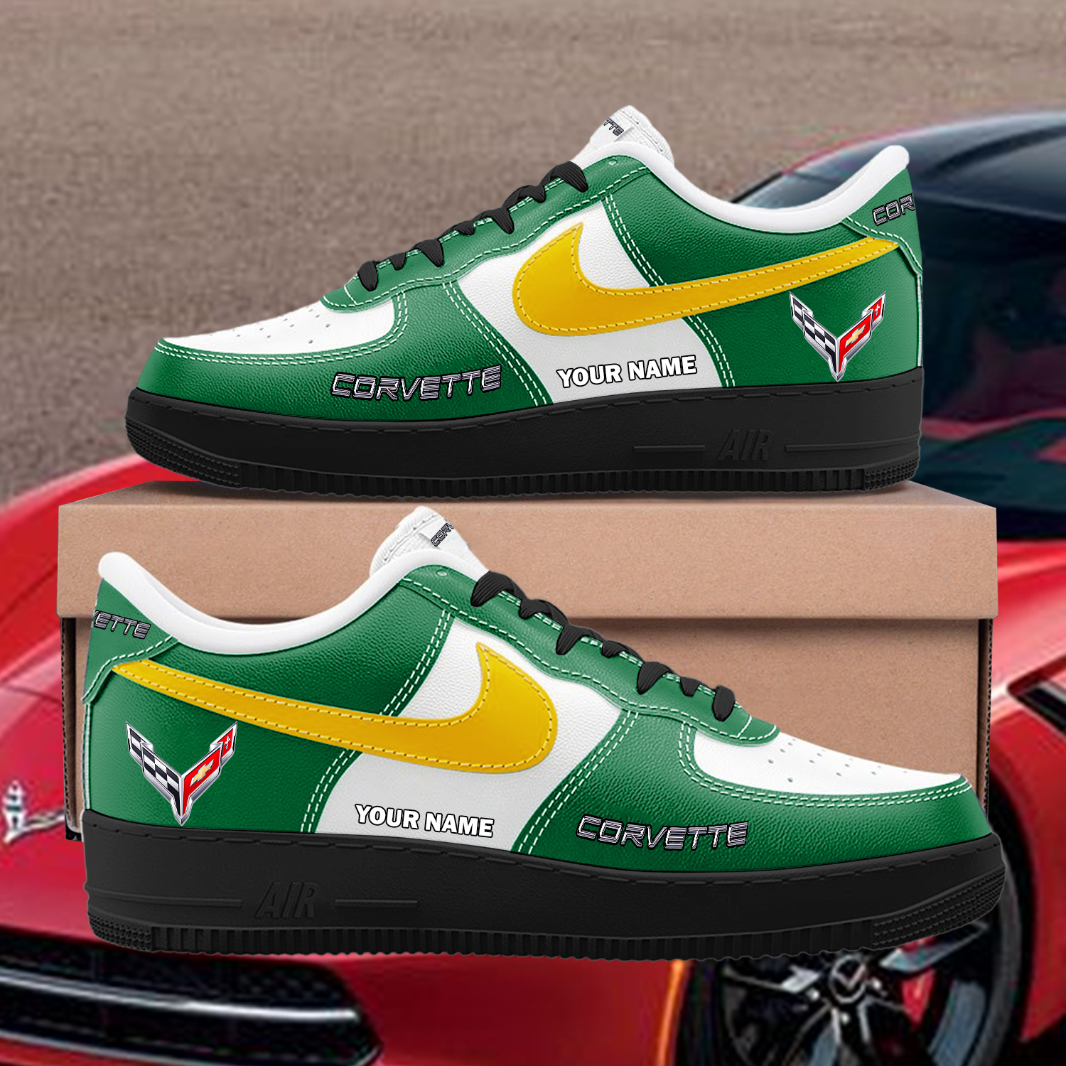 Corvette Custom AF1 Sneakers Custom - Image 5