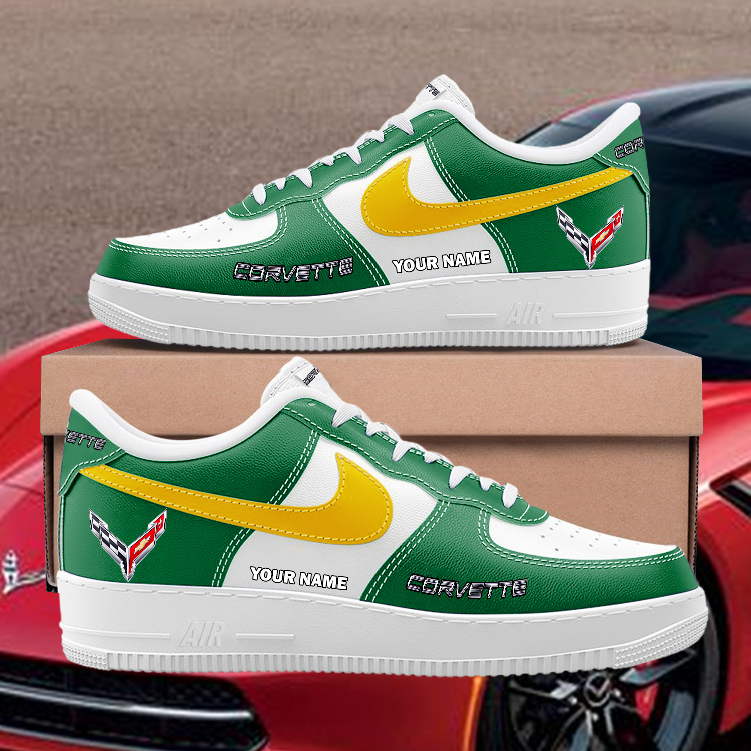 Corvette Custom AF1 Sneakers Custom - Image 6