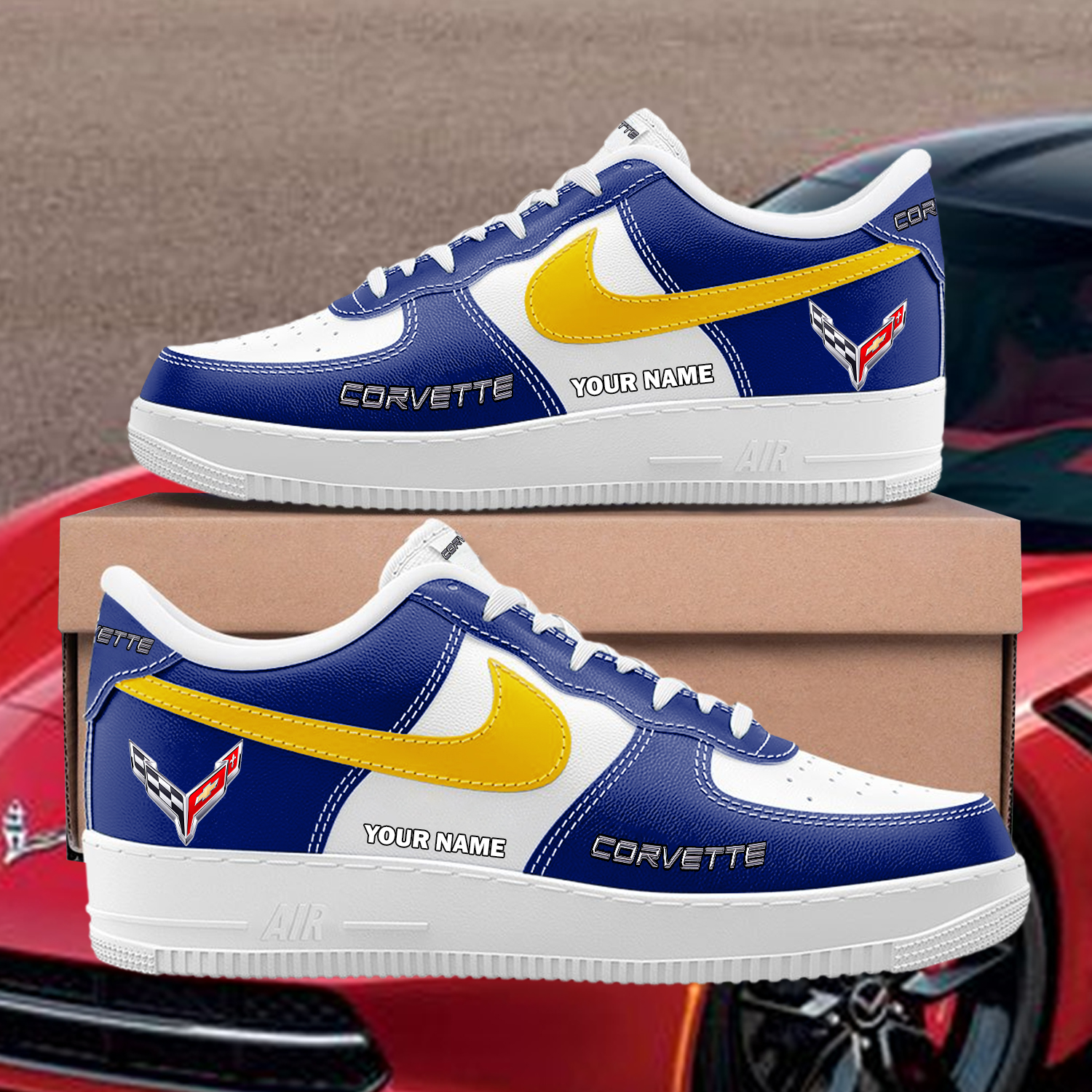 Corvette Custom AF1 Sneakers Custom - Image 7