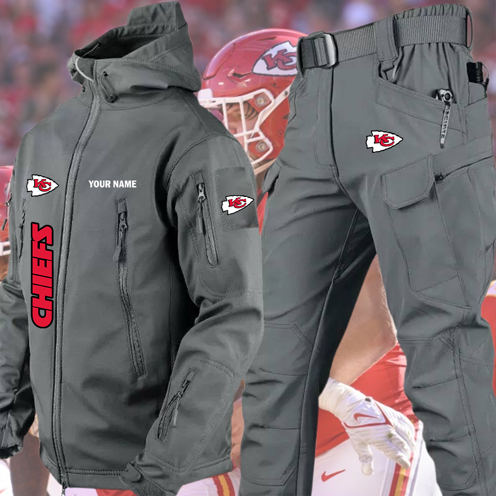 Chiefs Tactical Jacket and Cargo Pant Set Customize Name - Image 3
