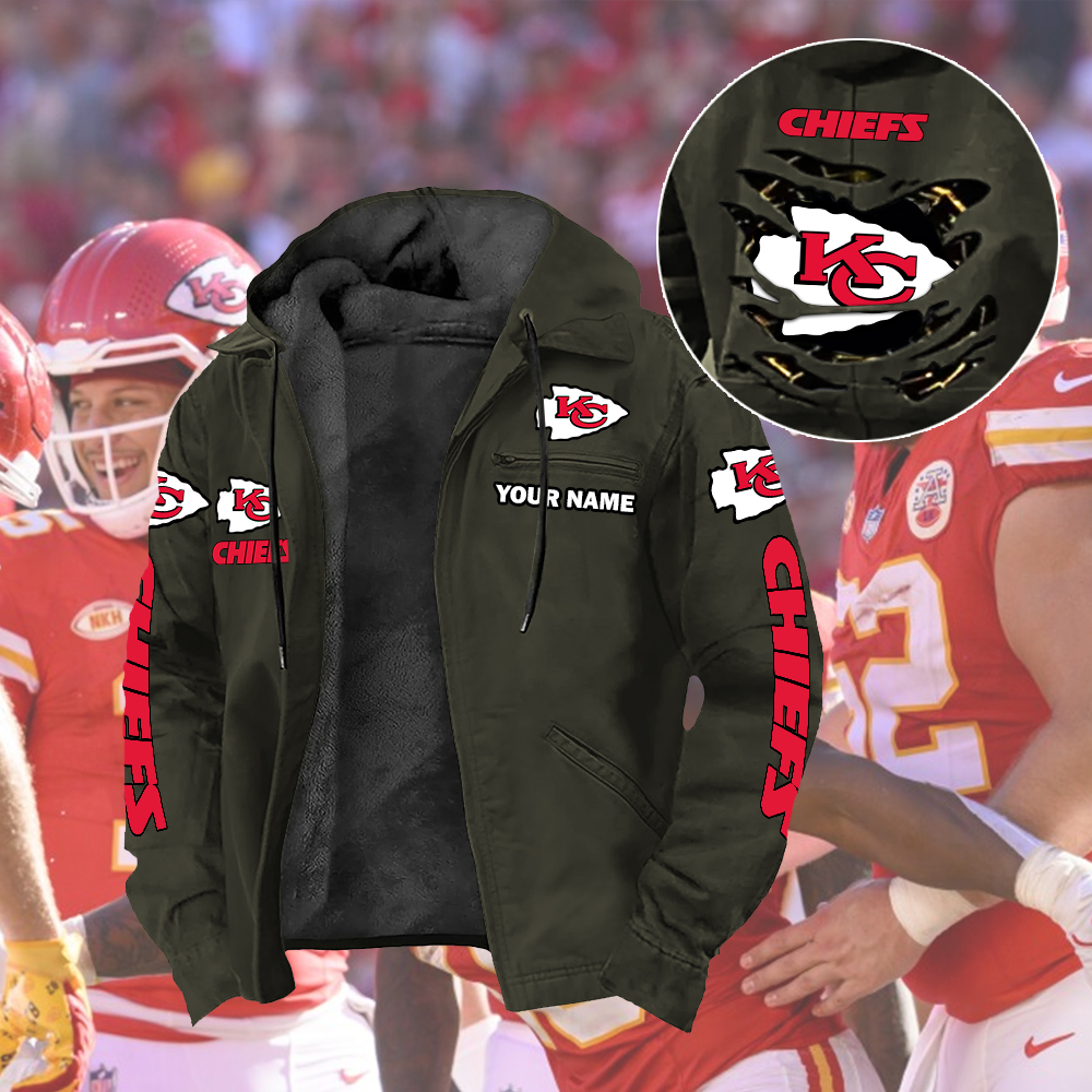 Chiefs Unisex Jacket Custom Name - Image 3