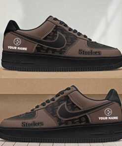Printed Steelers AF1 Sneakers Custom Name