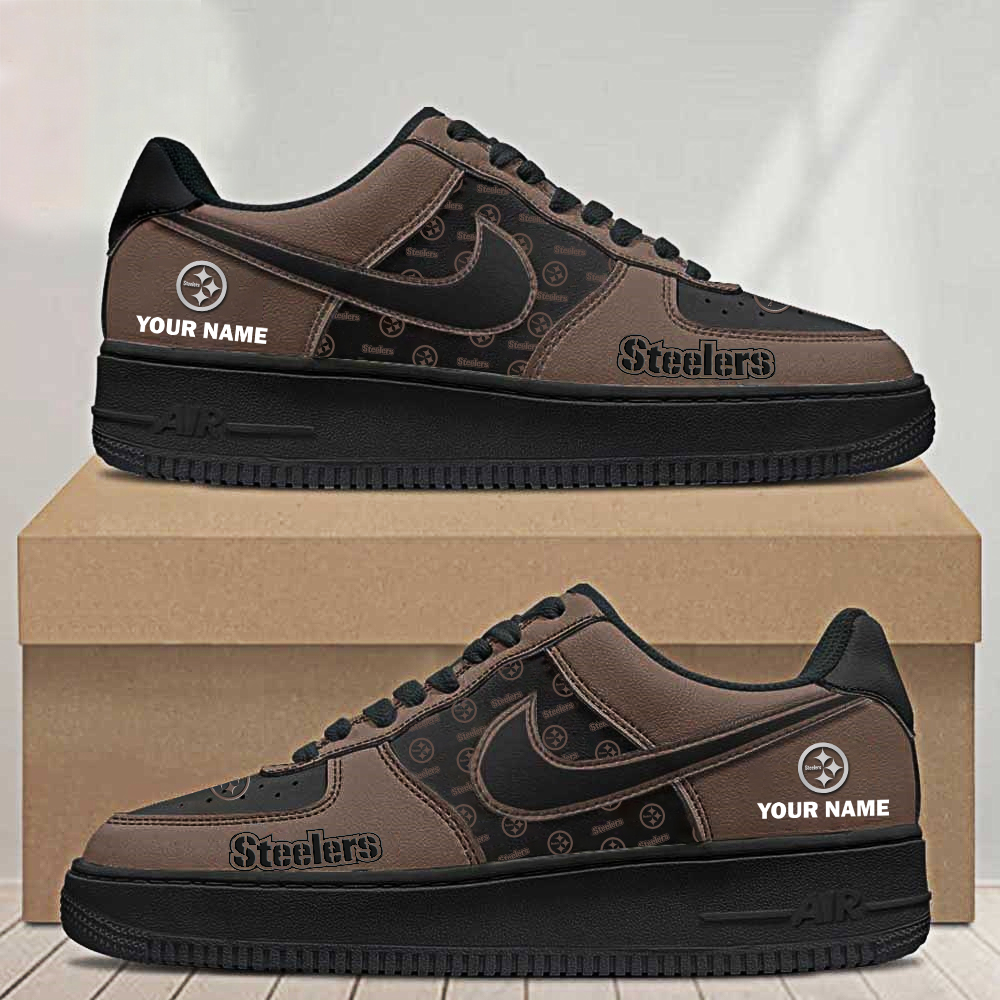 Printed Steelers AF1 Sneakers Custom Name