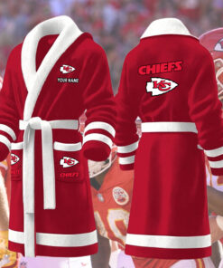 Chiefs Bathrobes Custom Name