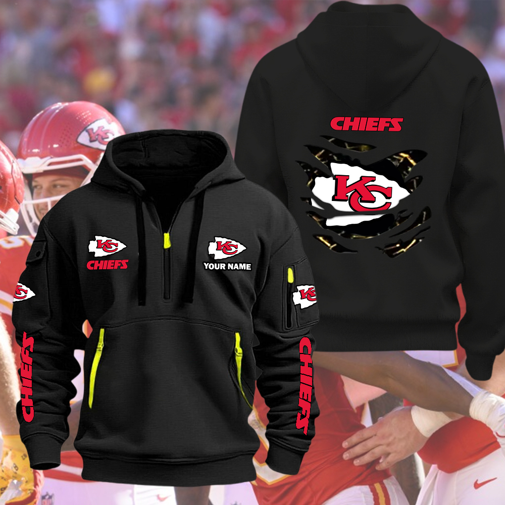 Chiefs Quarter Zip Unisex Hoodie