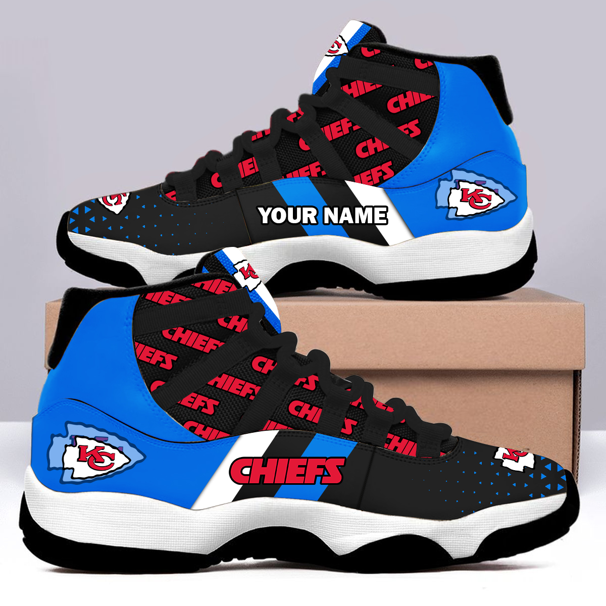 Chiefs AJ11 Snearker Custom Name - Image 4
