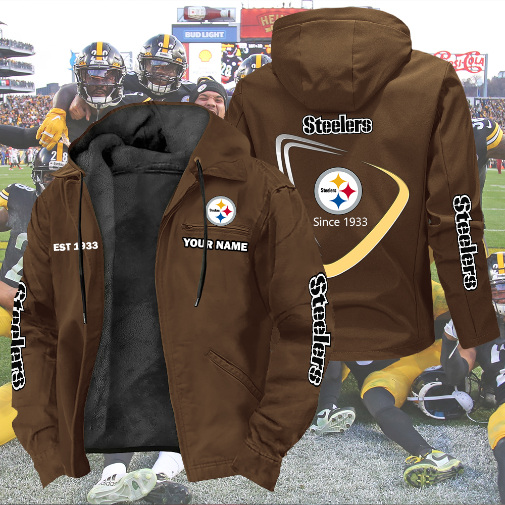 Steelers Est 1933 Jacket Custom Name - Image 4