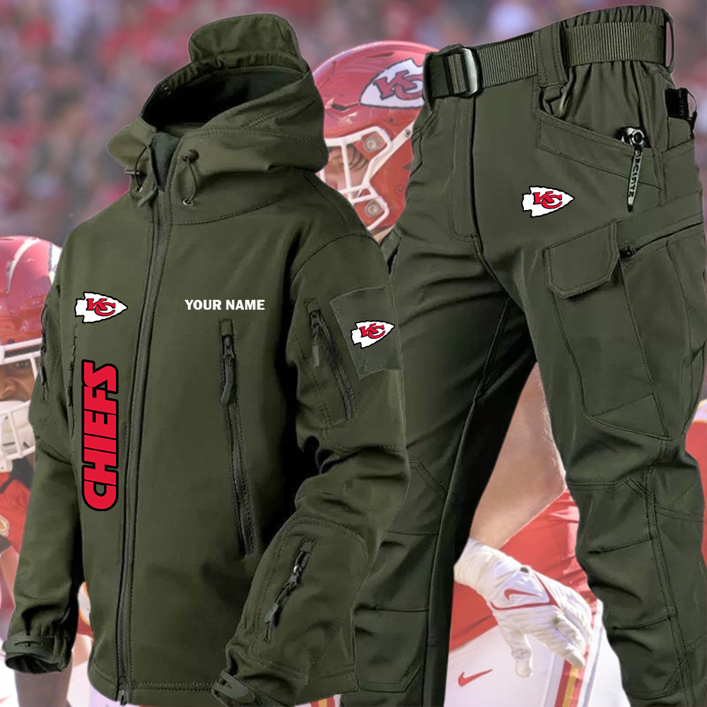 Chiefs Tactical Jacket and Cargo Pant Set Customize Name - Image 5