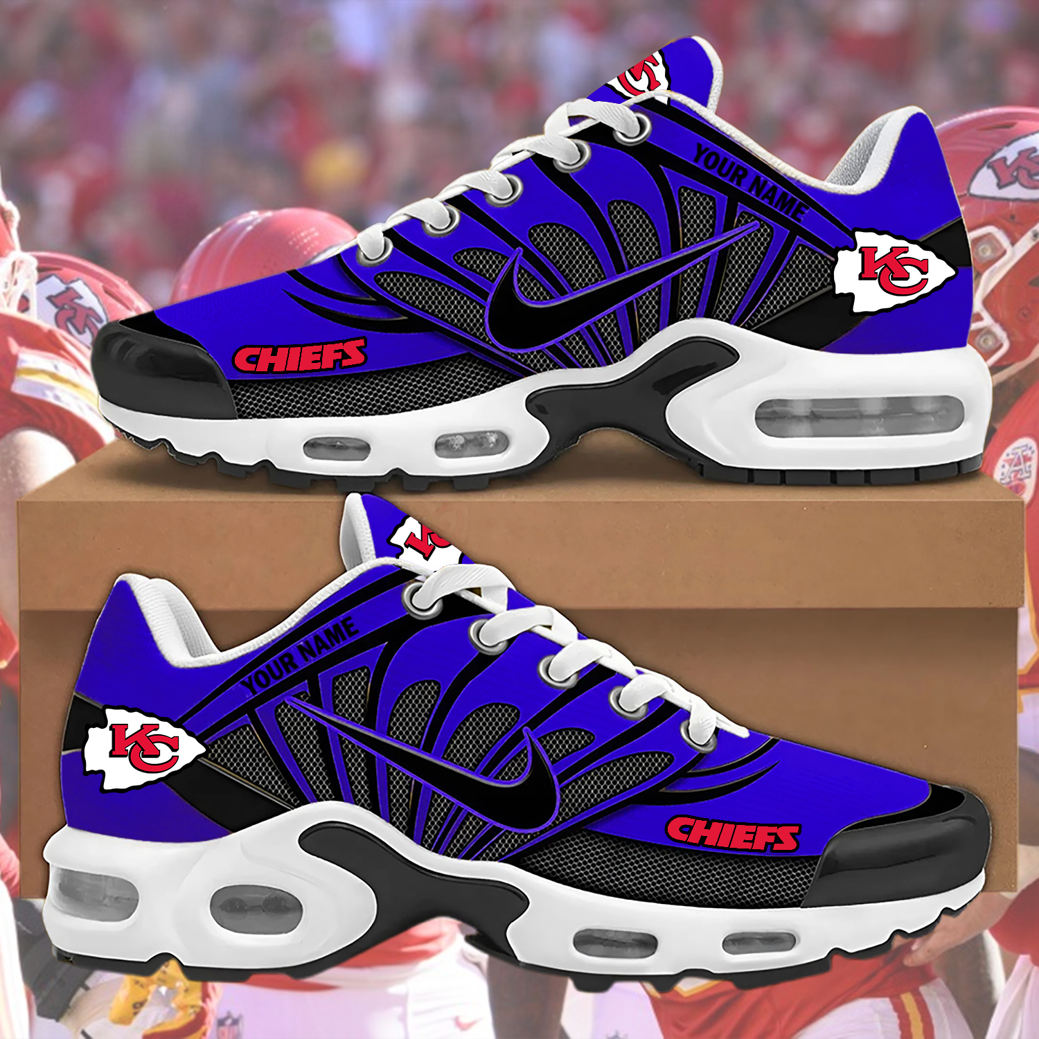 Custom Chiefs Nike Air Max Sneakers - Image 5