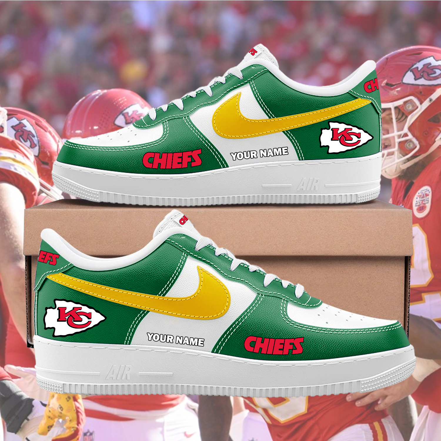 Chiefs Custom AF1 Sneakers Custom - Image 5