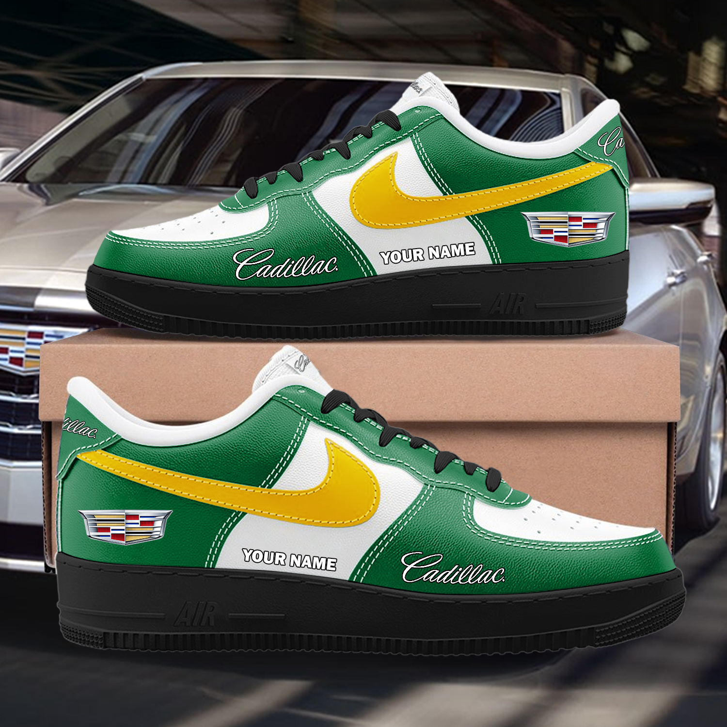 Cadillac Custom AF1 Sneakers Custom - Image 5