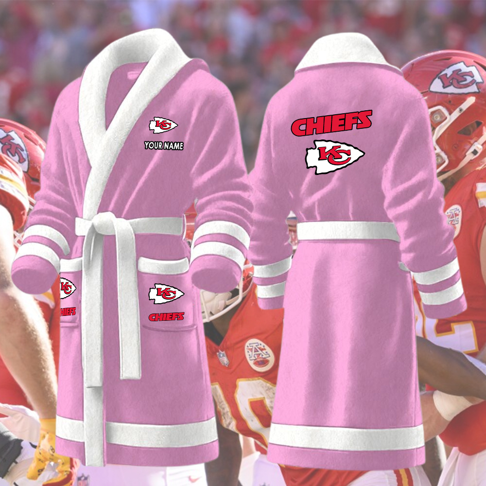 Chiefs Bathrobes Custom Name - Image 6