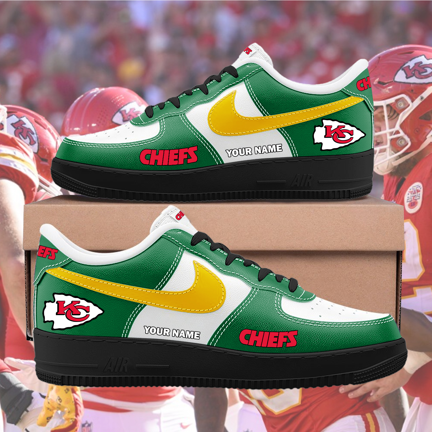 Chiefs Custom AF1 Sneakers Custom - Image 6