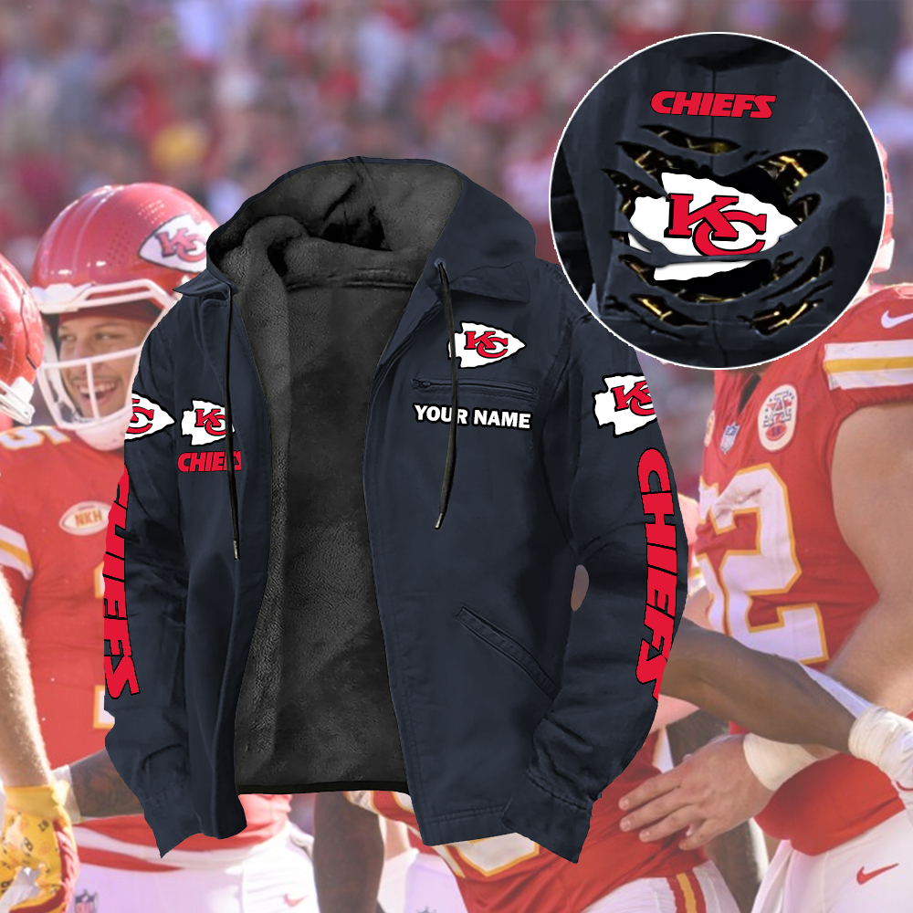 Chiefs Unisex Jacket Custom Name - Image 6