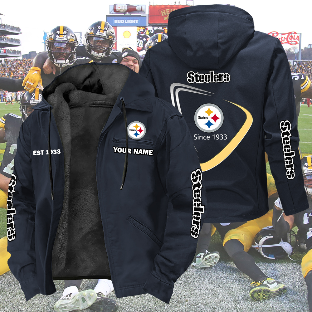 Steelers Est 1933 Jacket Custom Name - Image 6