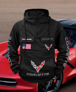 Corvette Custom Name Cargo Hoodie