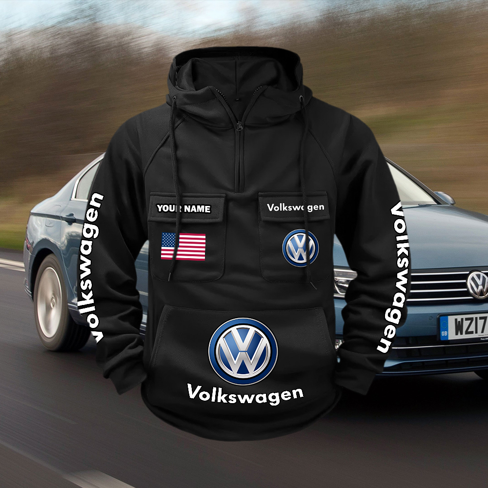Volkswagen Custom Name Cargo Hoodie