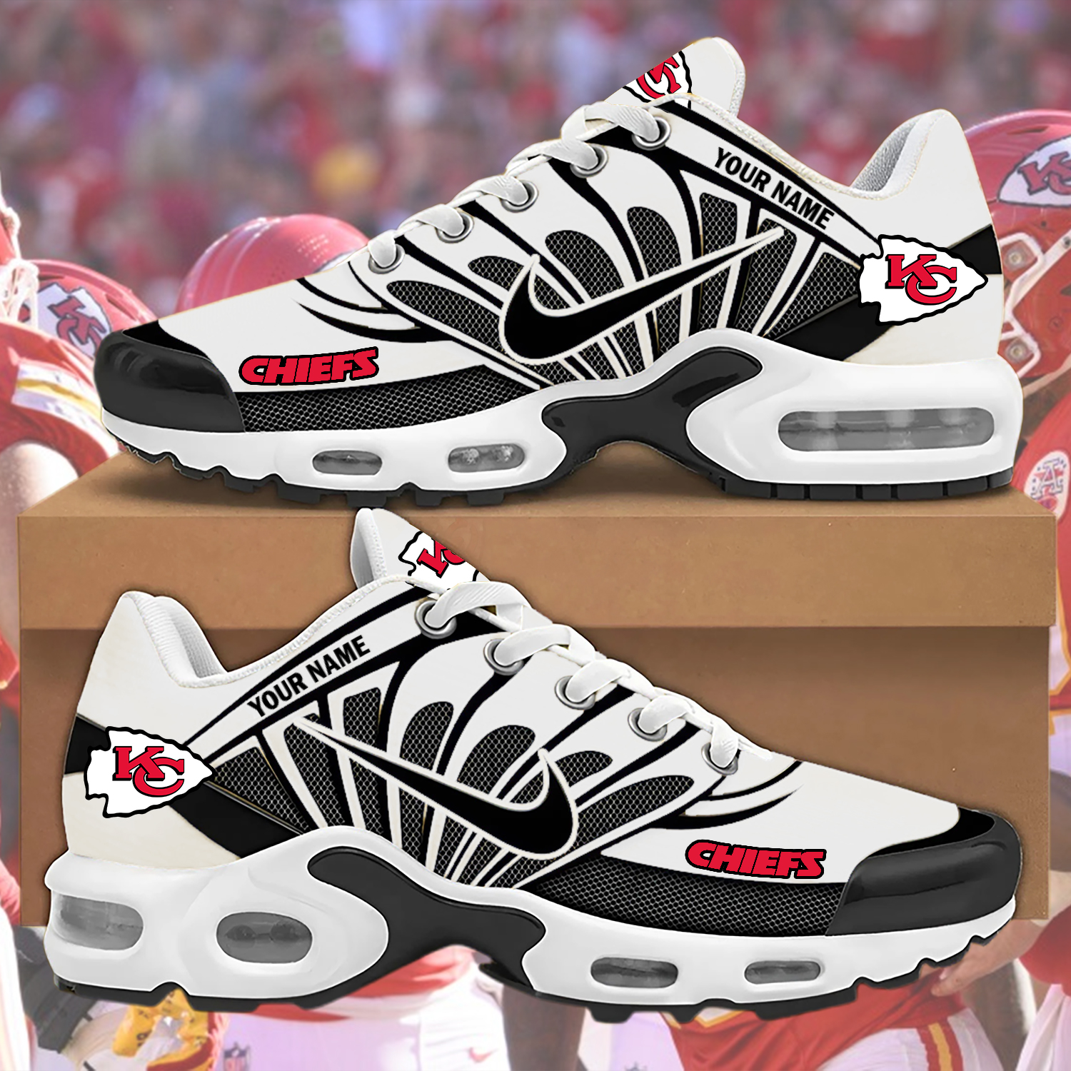 Custom Chiefs Nike Air Max Sneakers - Image 7
