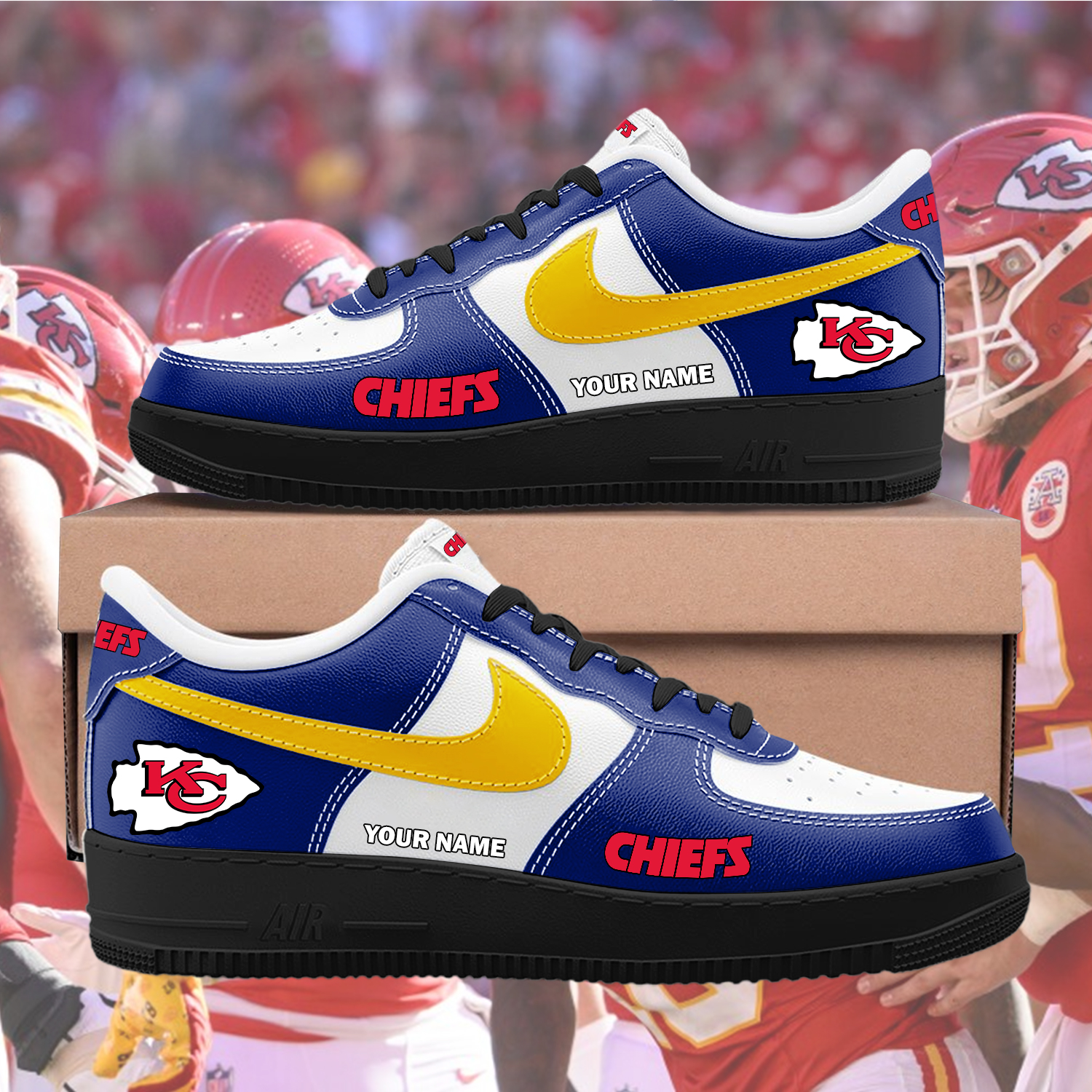 Chiefs Custom AF1 Sneakers Custom - Image 7
