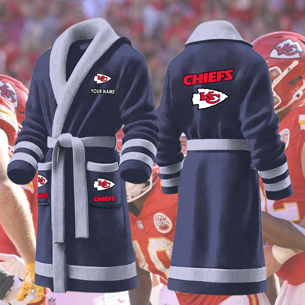 Chiefs Bathrobes Custom Name - Image 8