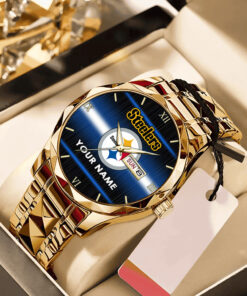Steelers Alloy Luxury Quartz Watch Customize Name