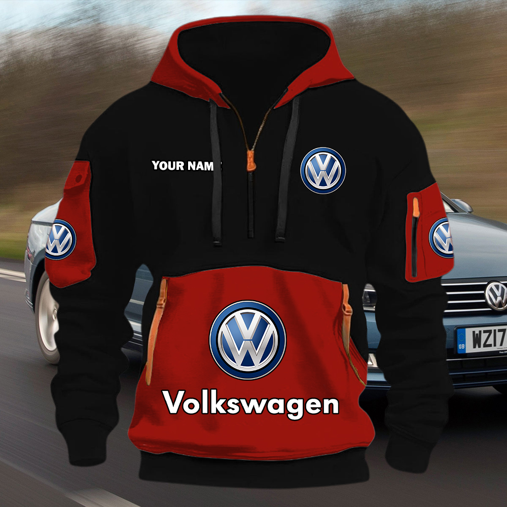 Volkswagen Quarter Zip Hoodie - Image 3