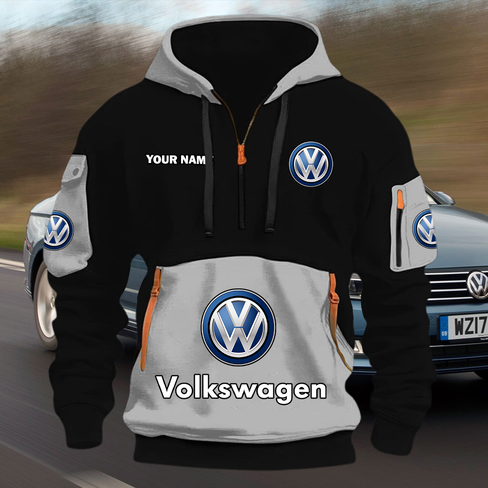 Volkswagen Quarter Zip Hoodie - Image 7