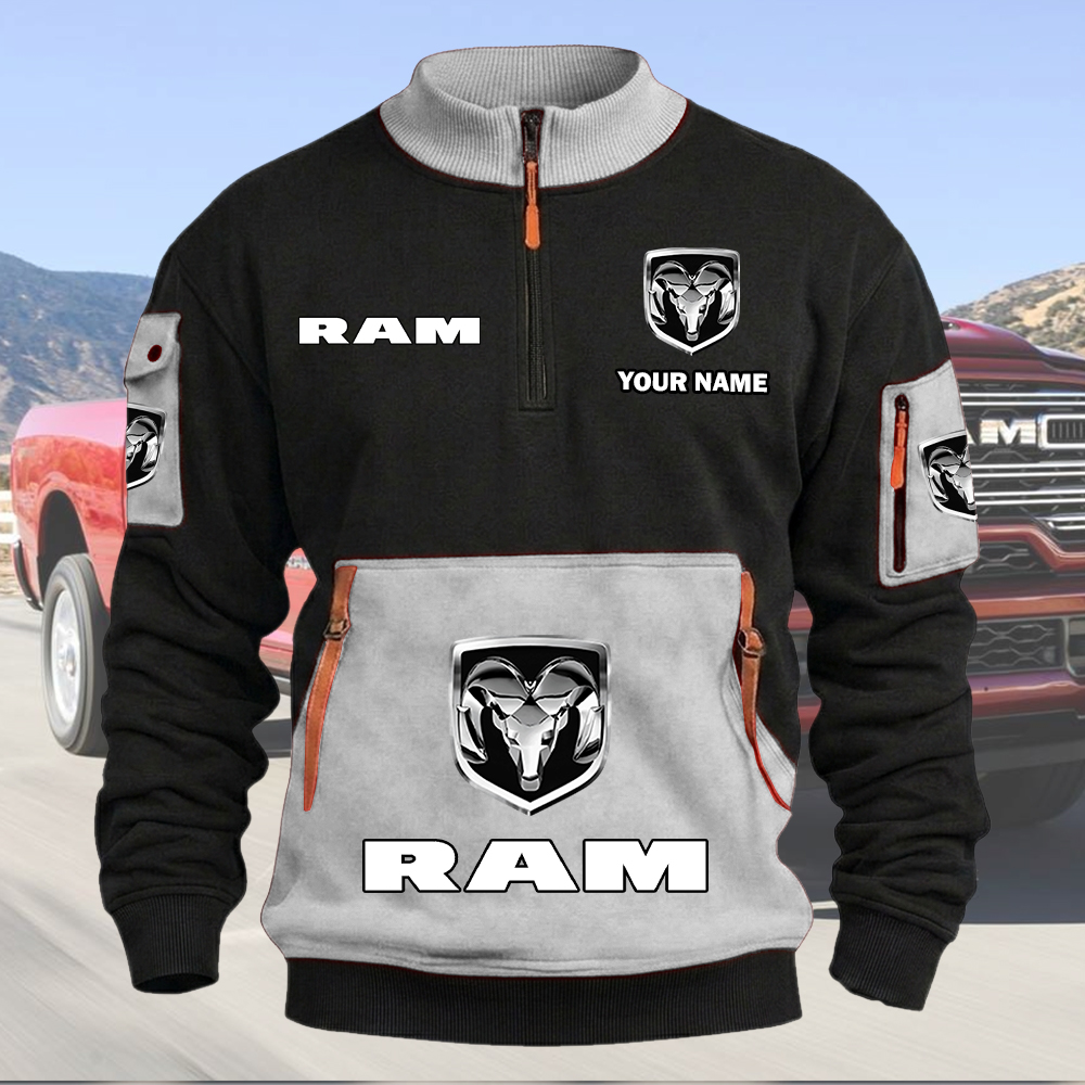 Ram Quarter Zip Sweatshirt - Image 3