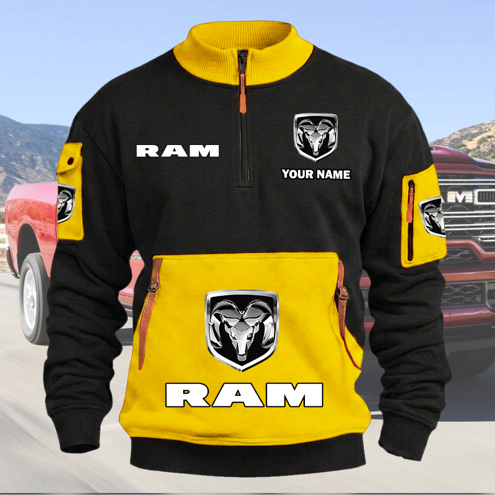 Ram Quarter Zip Sweatshirt - Image 4
