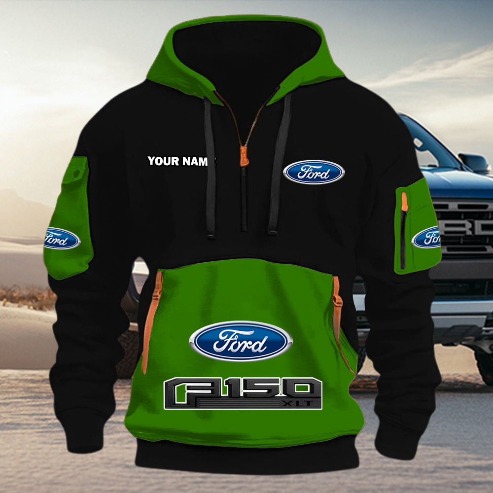 Ford F150 Quarter Zip Hoodie - Image 5