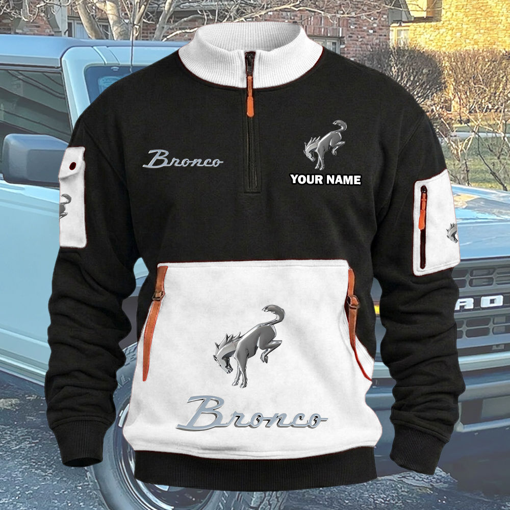 Bronco Quarter Zip Sweatshirt