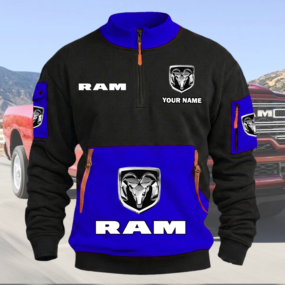 Ram Quarter Zip Sweatshirt - Image 6