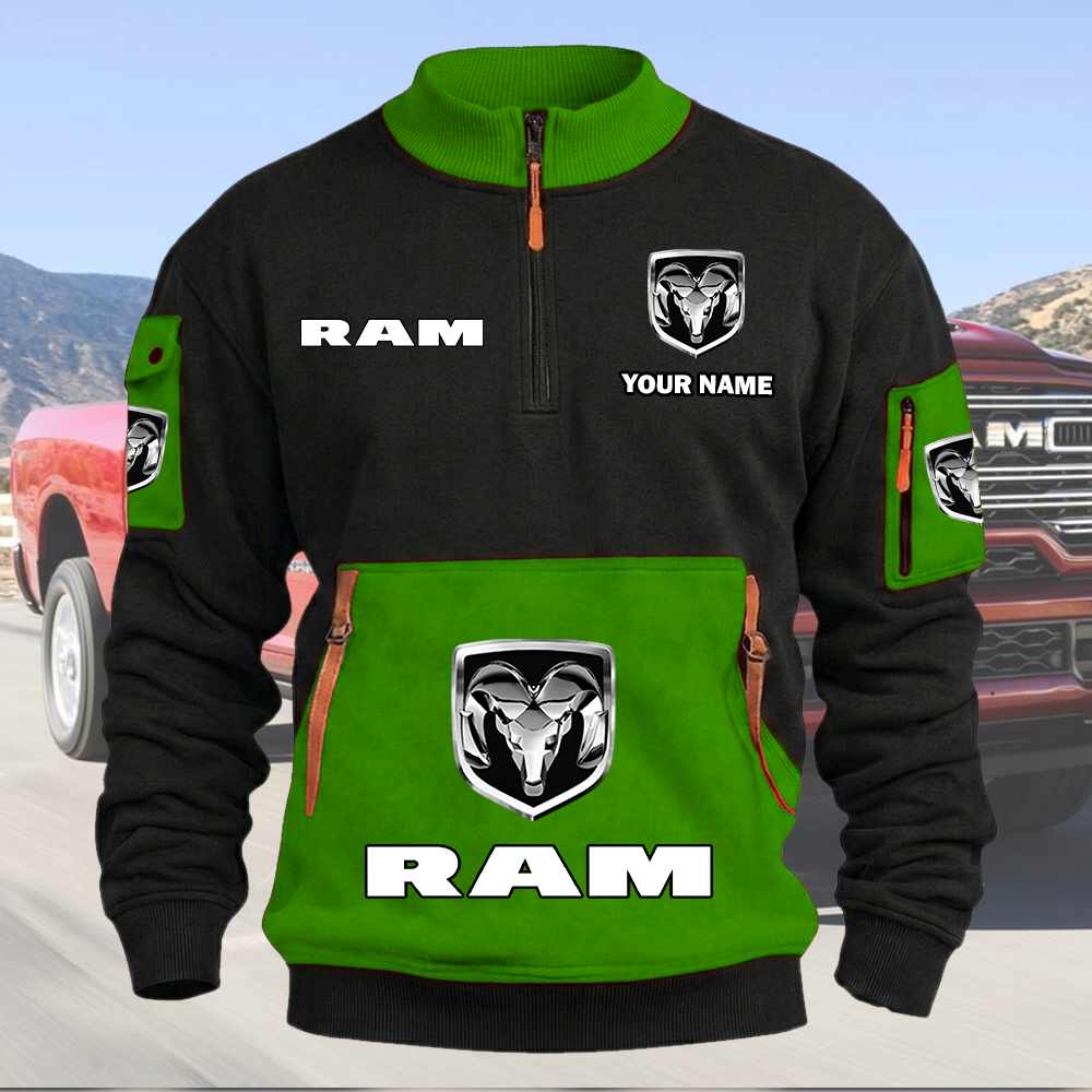 Ram Quarter Zip Sweatshirt - Image 7