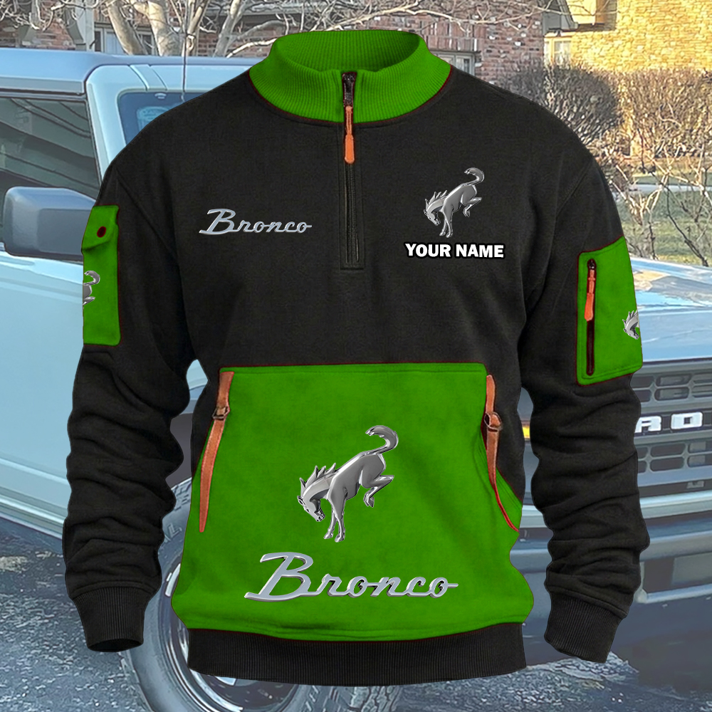 Bronco Quarter Zip Sweatshirt - Image 7