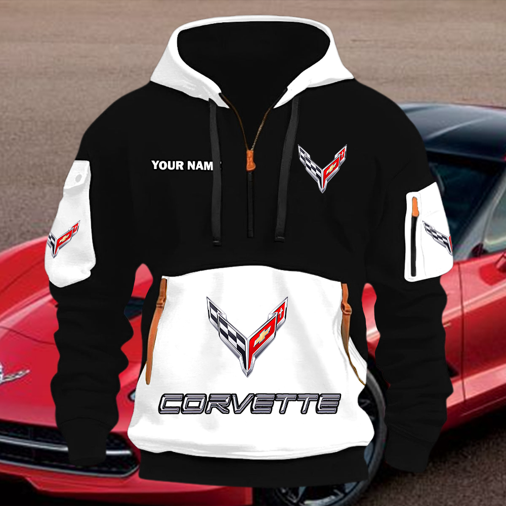 Corvette Quarter Zip Hoodie