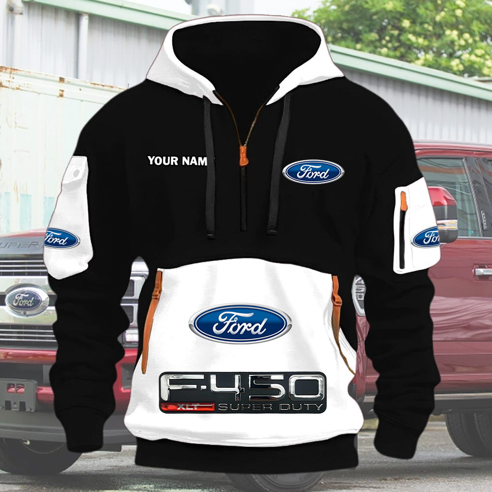 Ford F450 Quarter Zip Hoodie